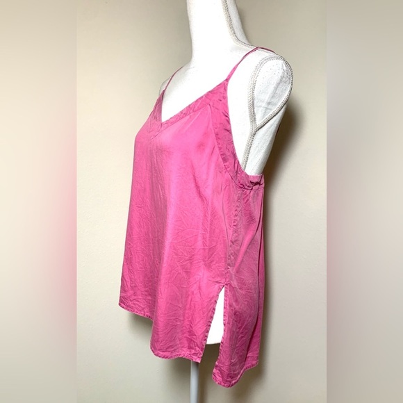 Splendid Elena Tunic Adjustable Tank Top Pink Women Small 100% Lyocell - Picture 7 of 10